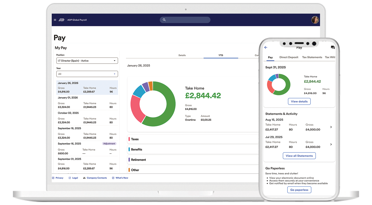 ADP Celergo Employee Self-Service